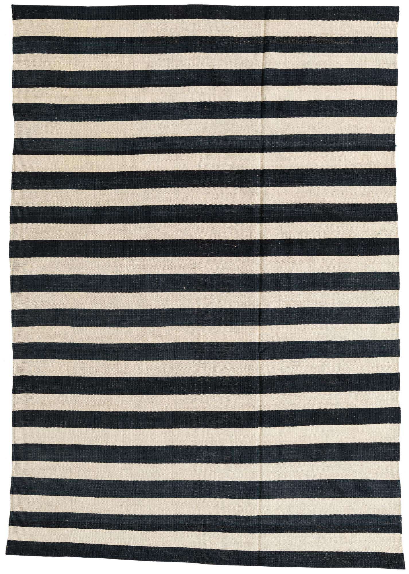 5' 6 x 8' Hand Woven Kilim Modern Wool Rug