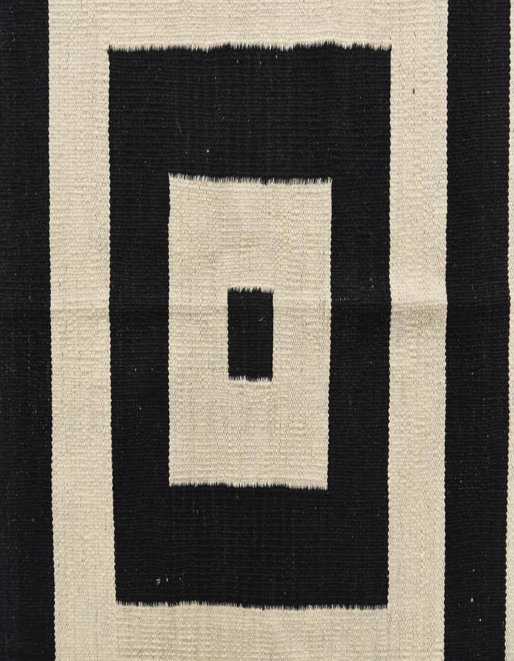 Detail image of 8' x 10'  Hand Woven Kilim Modern Wool Rug