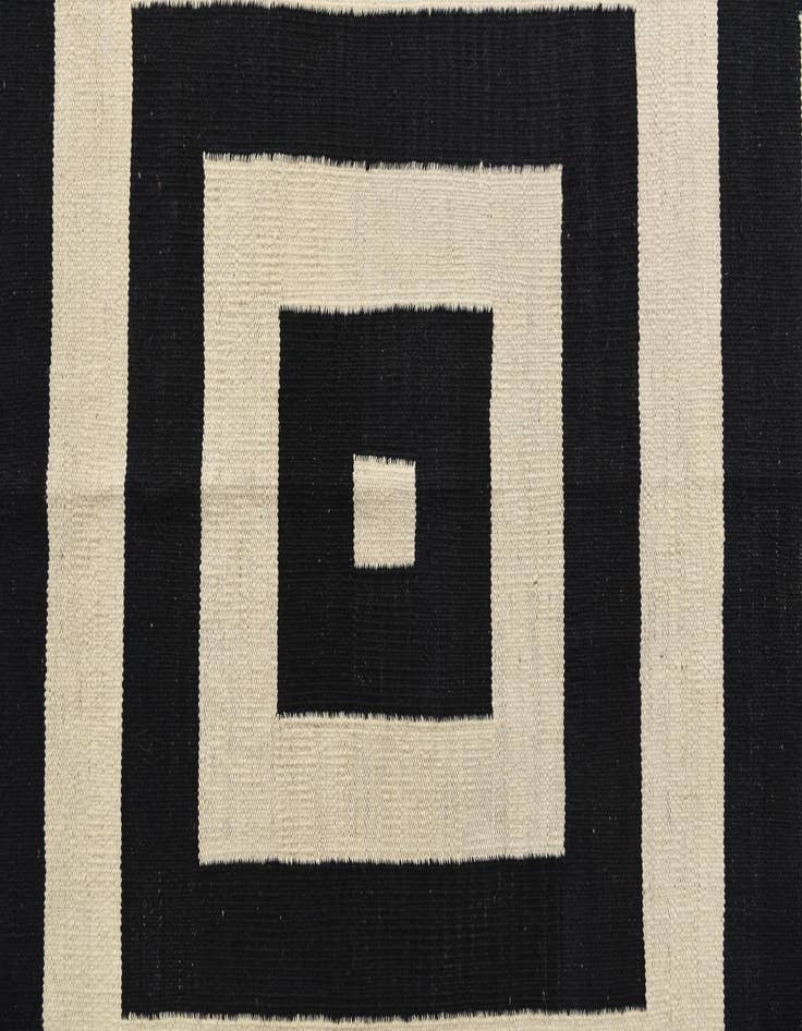 Detail image of 8' x 10'  Hand Woven Kilim Modern Wool Rug