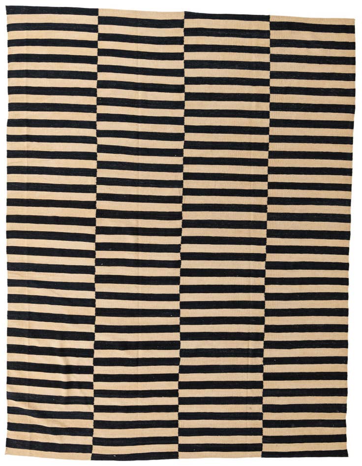 Detail image of 8' 4 x 11' 2 Hand Woven Kilim Modern Wool Rug