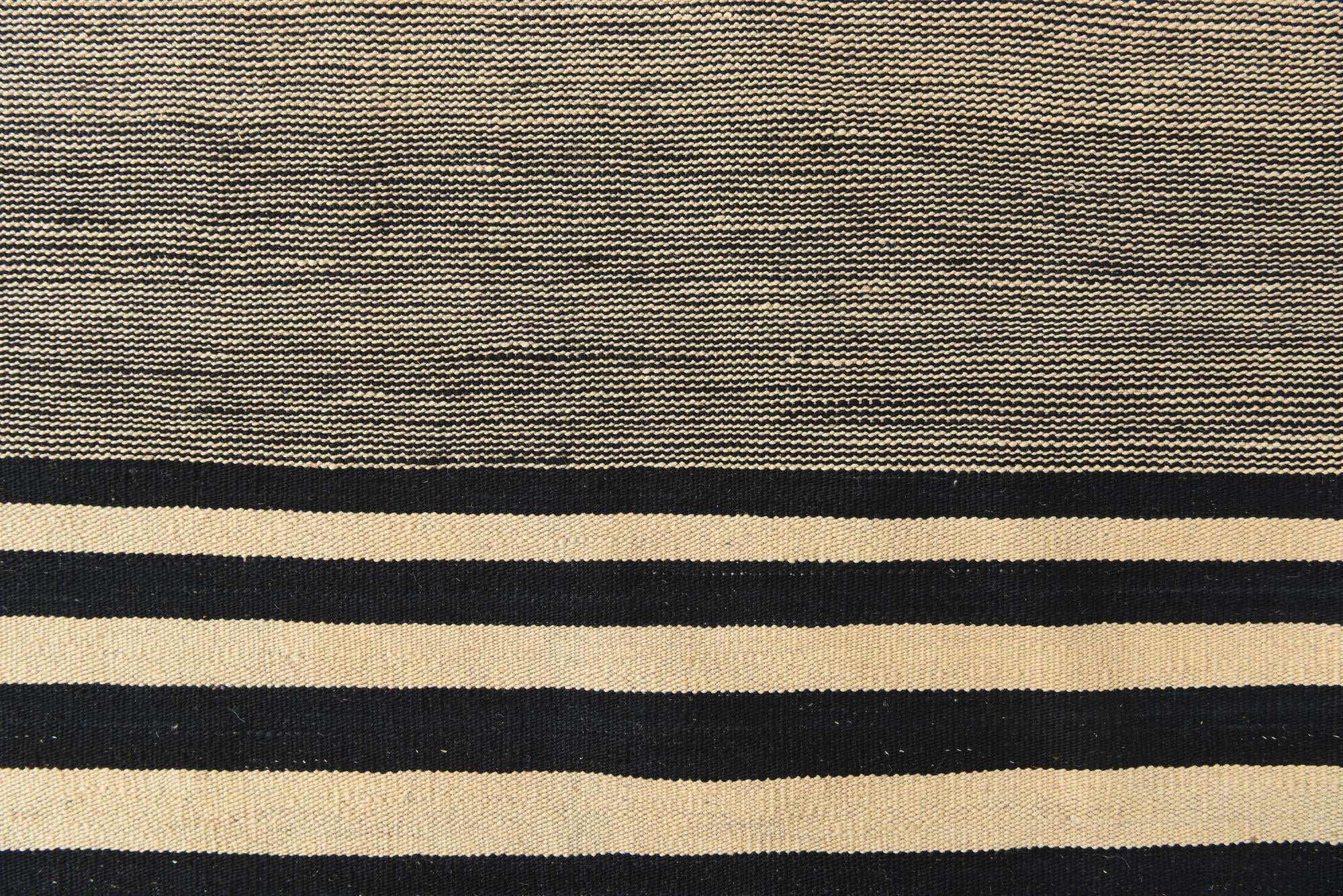 6' 7 x 9' 8 Hand Woven Kilim Modern Wool Rug