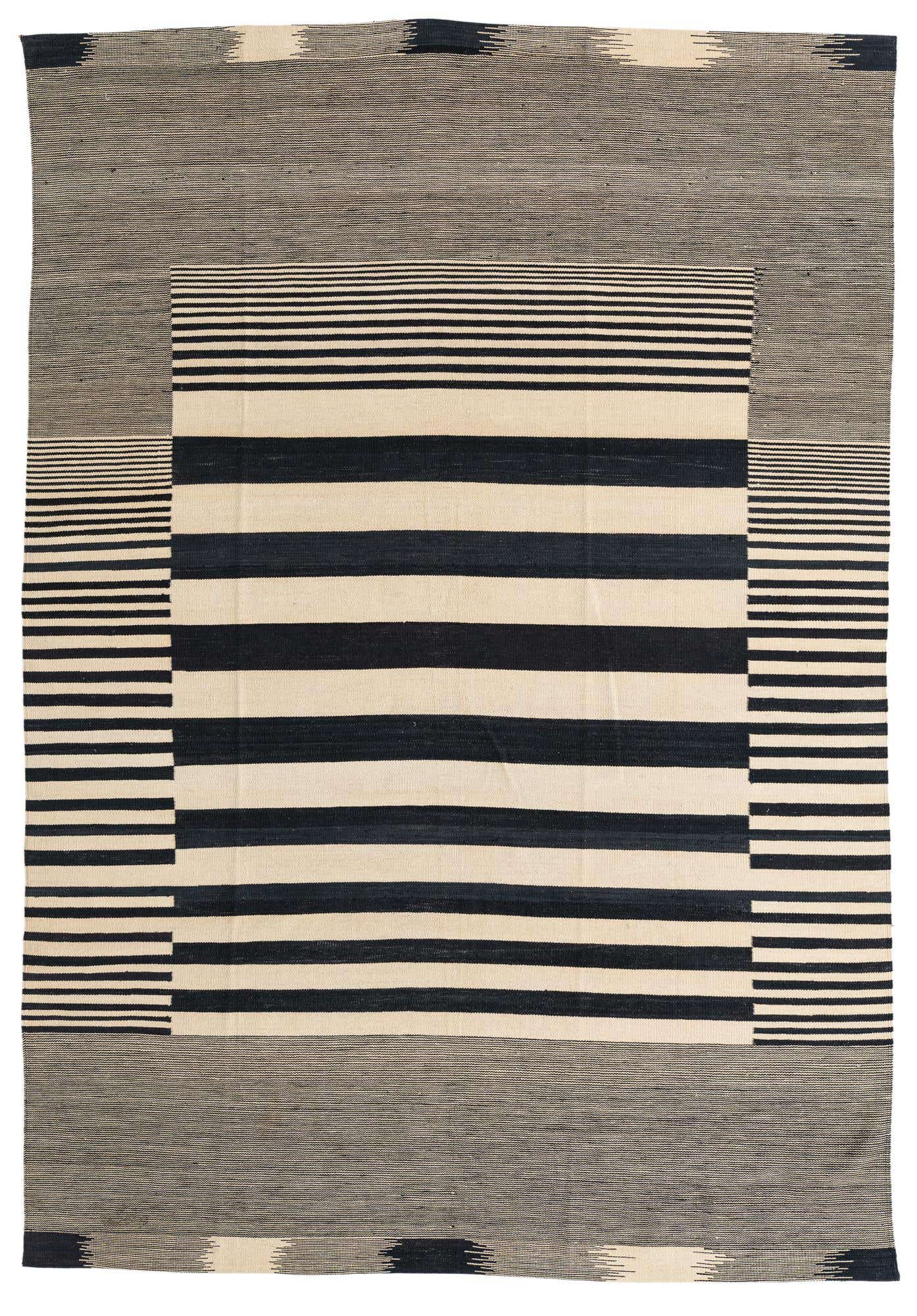 6' 9 x 9' 9 Hand Woven Kilim Modern Wool Rug