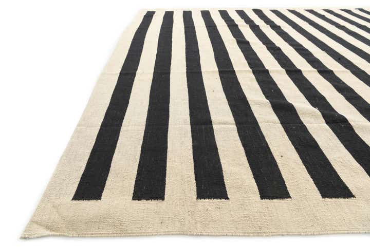 8' 2 x 9' 8 Hand Woven Kilim Modern Wool Rug