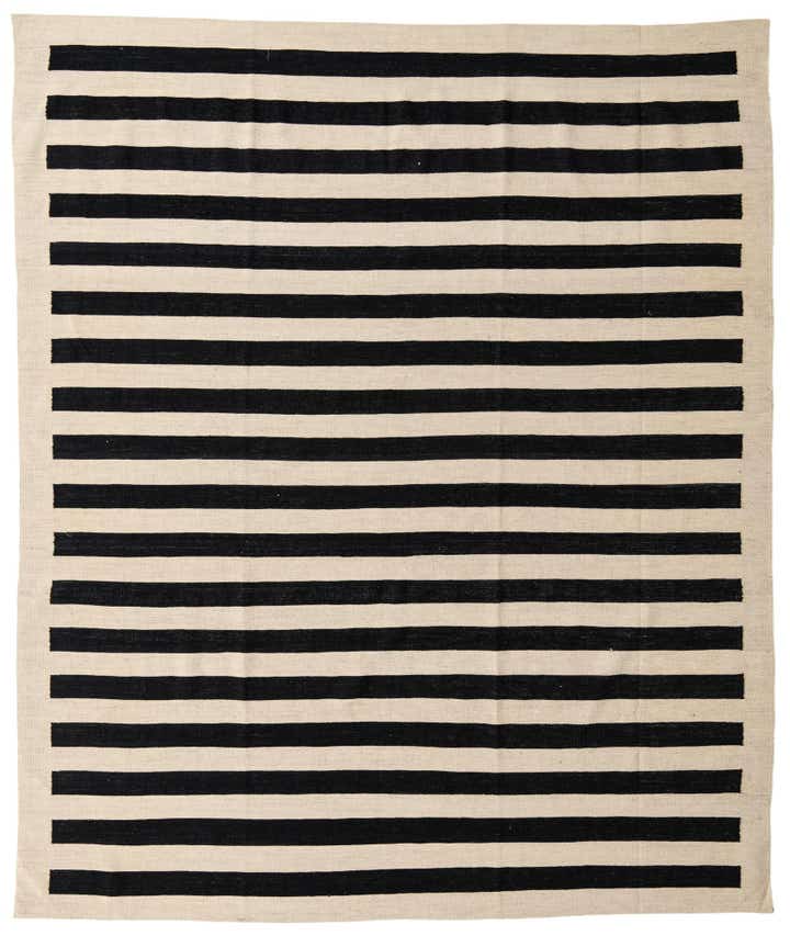 8' 2 x 9' 8 Hand Woven Kilim Modern Wool Rug