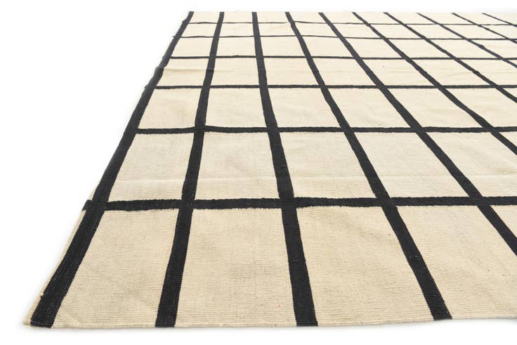 Detail image of 8' 3 x 9' 9 Hand Woven Kilim Modern Wool Rug