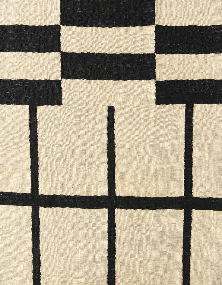 Detail image of 8' 3 x 9' 9  Hand Woven Kilim Modern Wool Rug