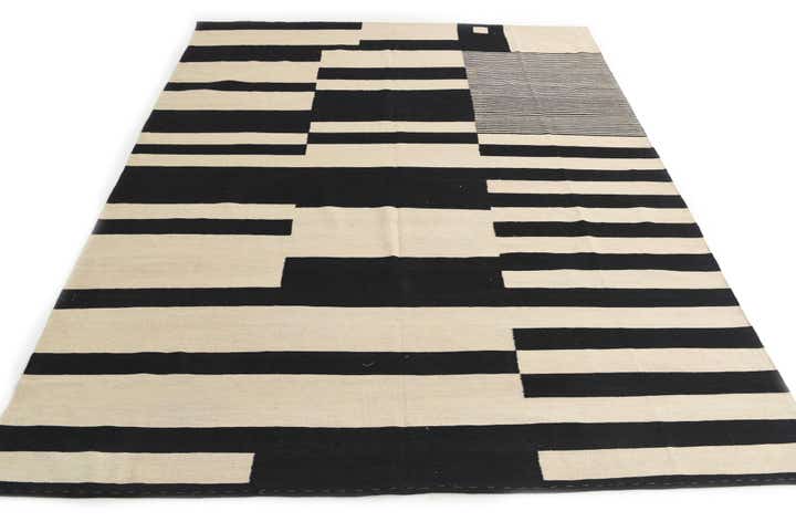 8' 9 x 11' 3 Hand Woven Kilim Modern Wool Rug