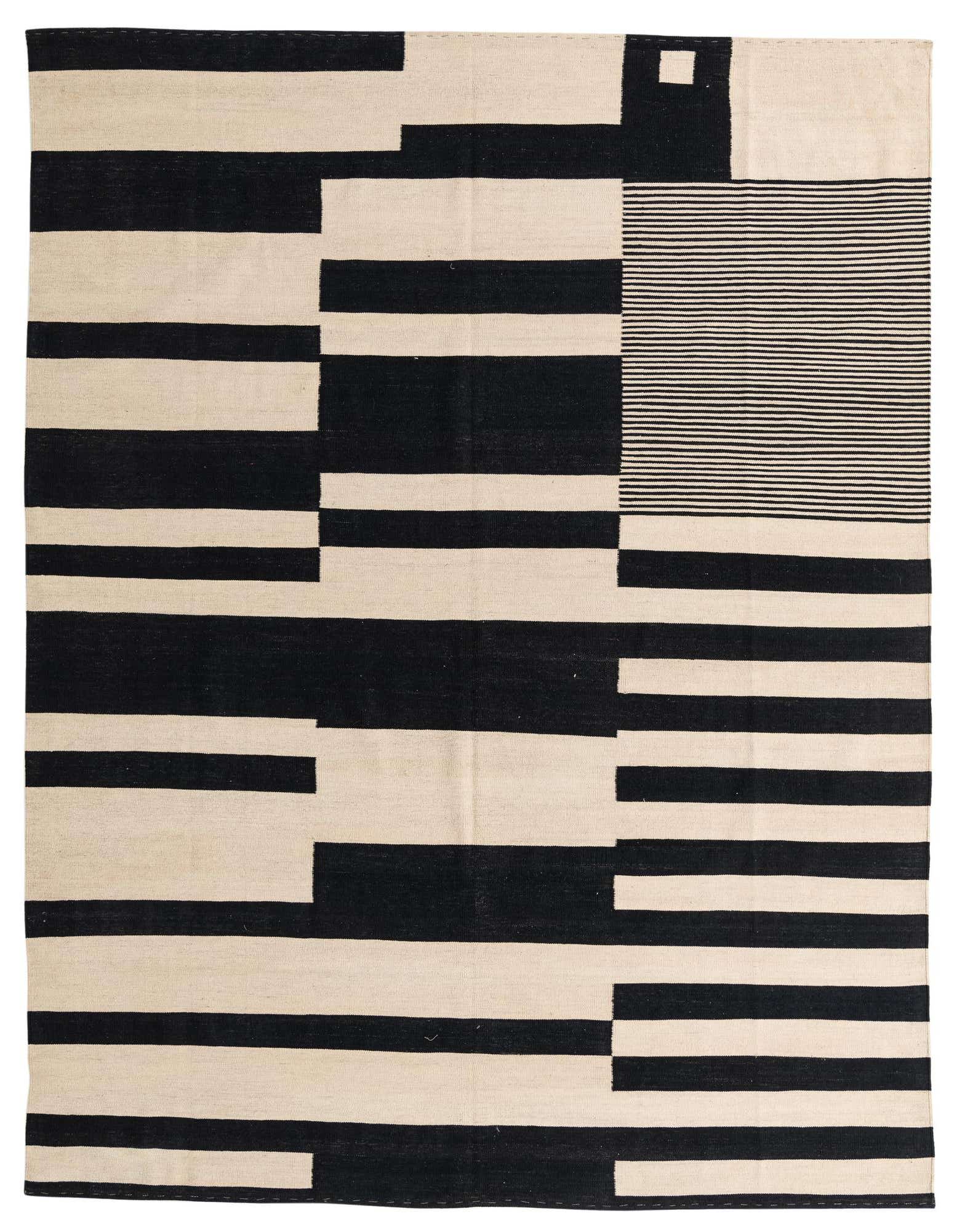 8' 9 x 11' 3 Hand Woven Kilim Modern Wool Rug