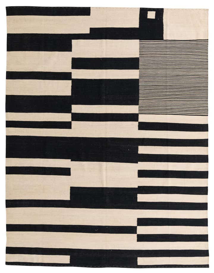 8' 9 x 11' 3 Hand Woven Kilim Modern Wool Rug