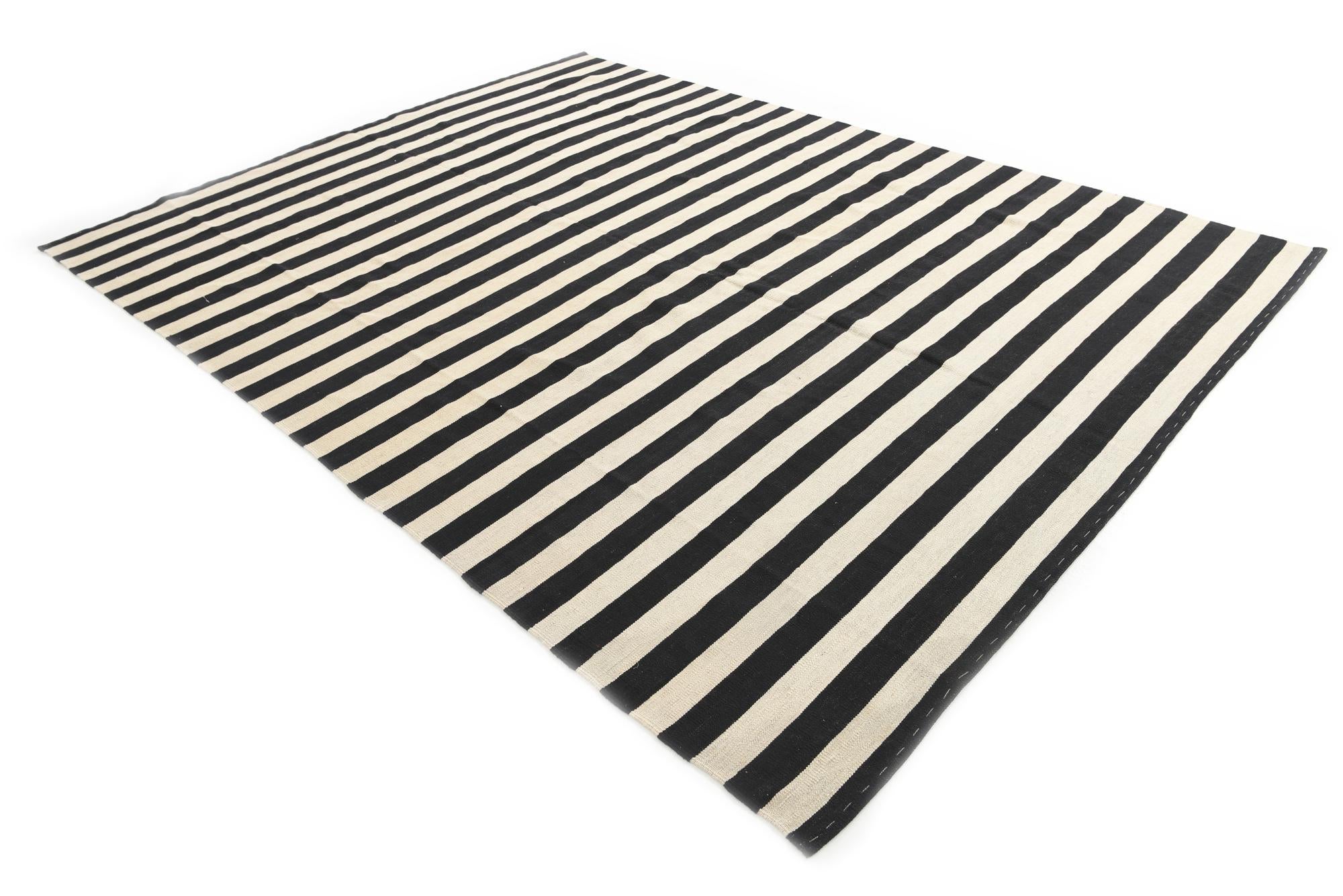8' 3 x 11' 1 Hand Woven Kilim Modern Wool Rug