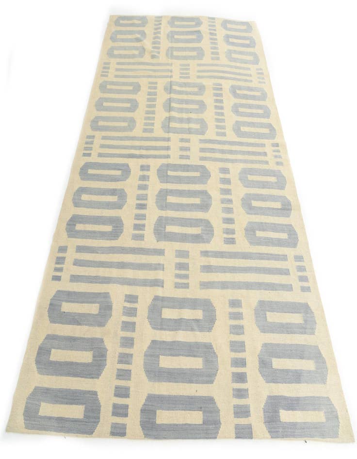 Detail image of 6' 6 x 9' 5  Hand Woven Kilim Modern Wool Rug