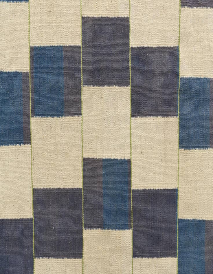 Detail image of 7' 9 x 10'  Hand Woven Kilim Modern Wool Rug