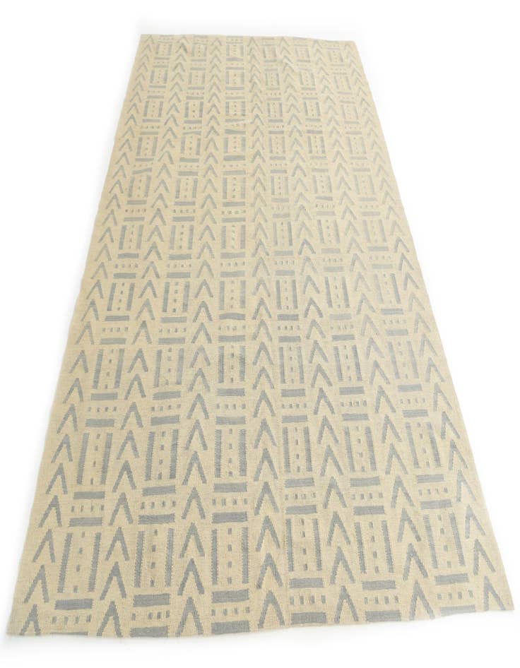 Detail image of 7' x 9' 7  Hand Woven Kilim Modern Wool Rug