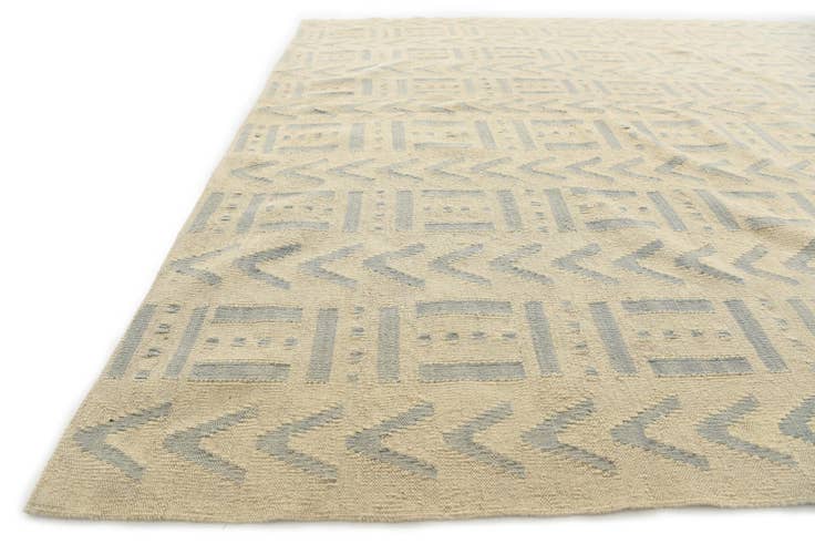 Detail image of 7' x 9' 7 Hand Woven Kilim Modern Wool Rug