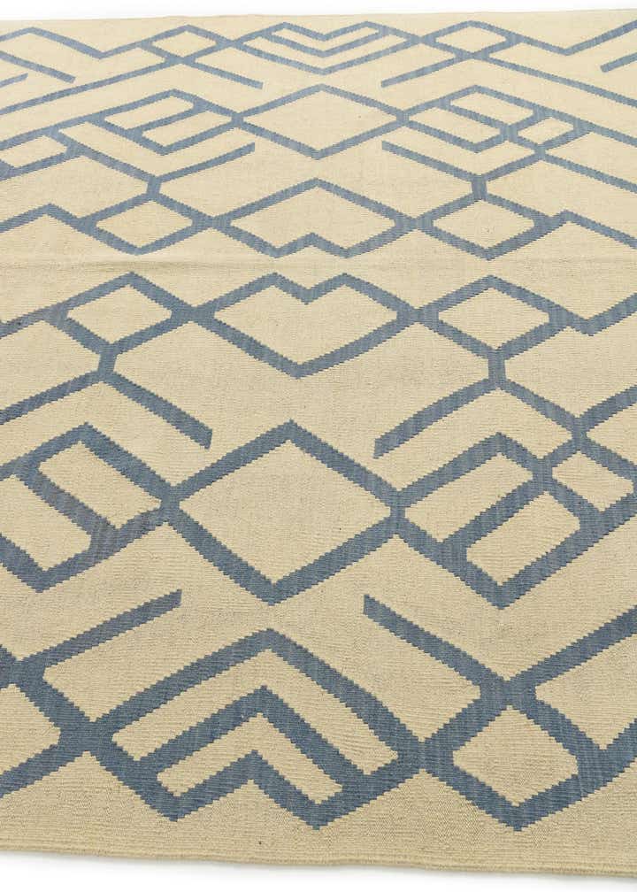 6' 10 x 9' 6 Hand Woven Kilim Modern Wool Rug