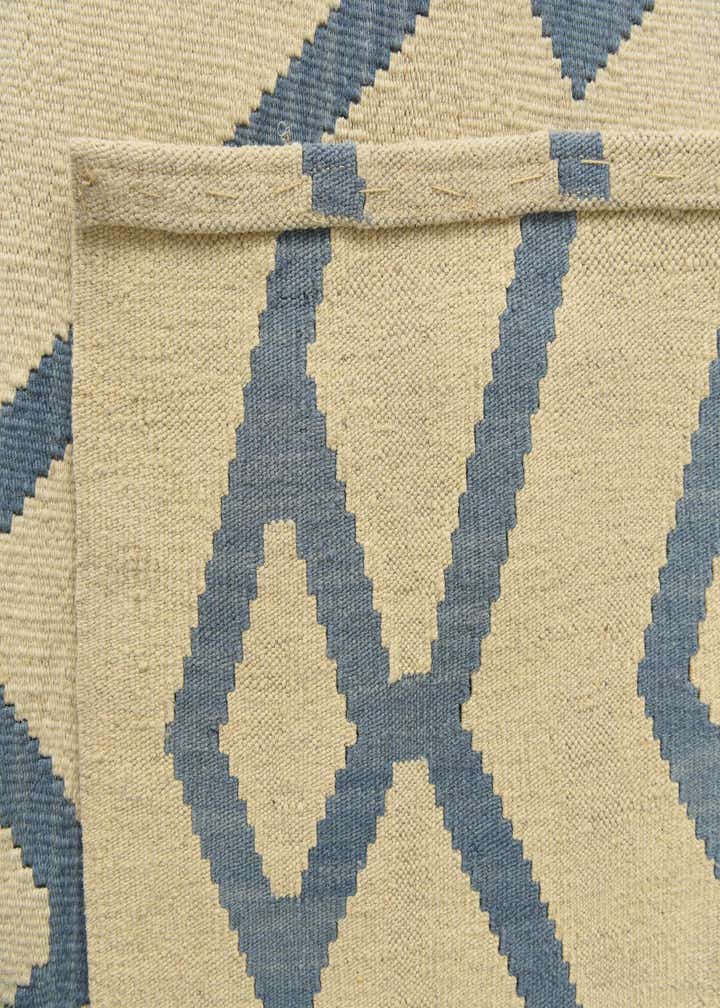 6' 10 x 9' 6 Hand Woven Kilim Modern Wool Rug