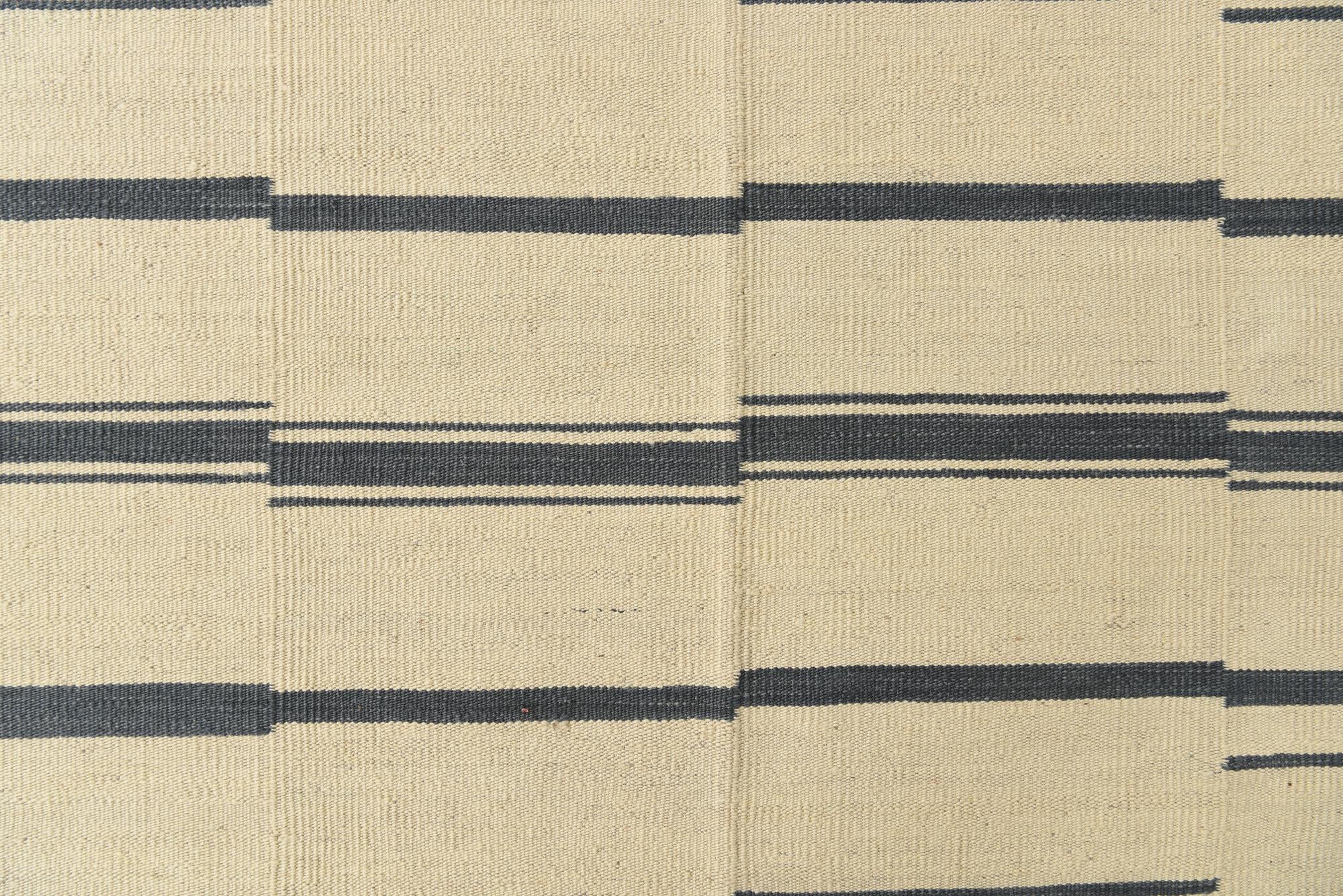 7' 3 x 9' 2 Hand Woven Kilim Modern Wool Rug