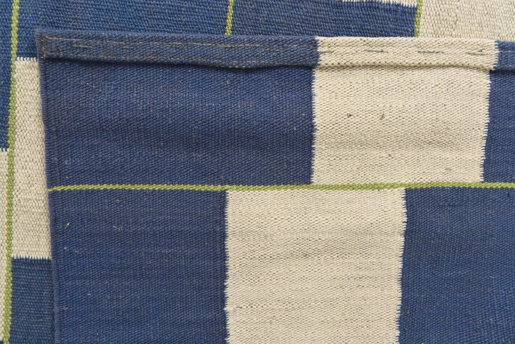 7' 1 x 9' 7 Hand Woven Kilim Modern Wool Rug