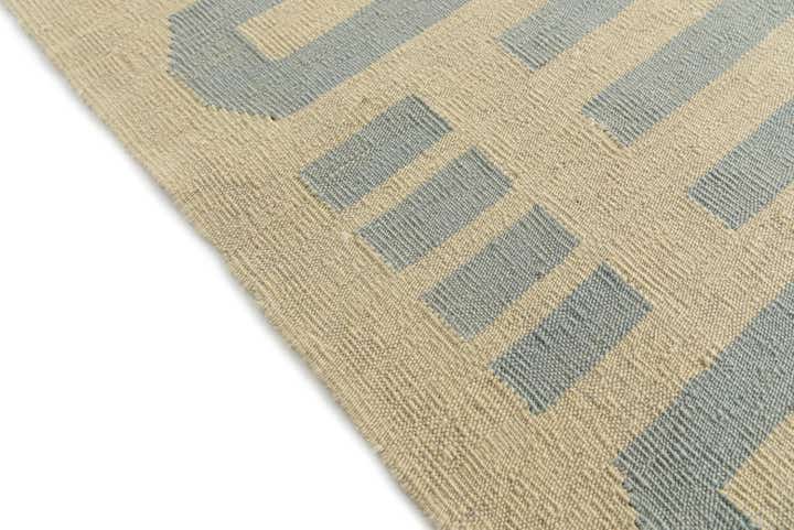 6' 9 x 9' 8 Hand Woven Kilim Modern Wool Rug