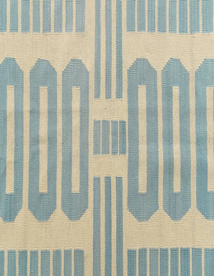 Detail image of 6' 7 x 9' 7  Hand Woven Kilim Modern Wool Rug