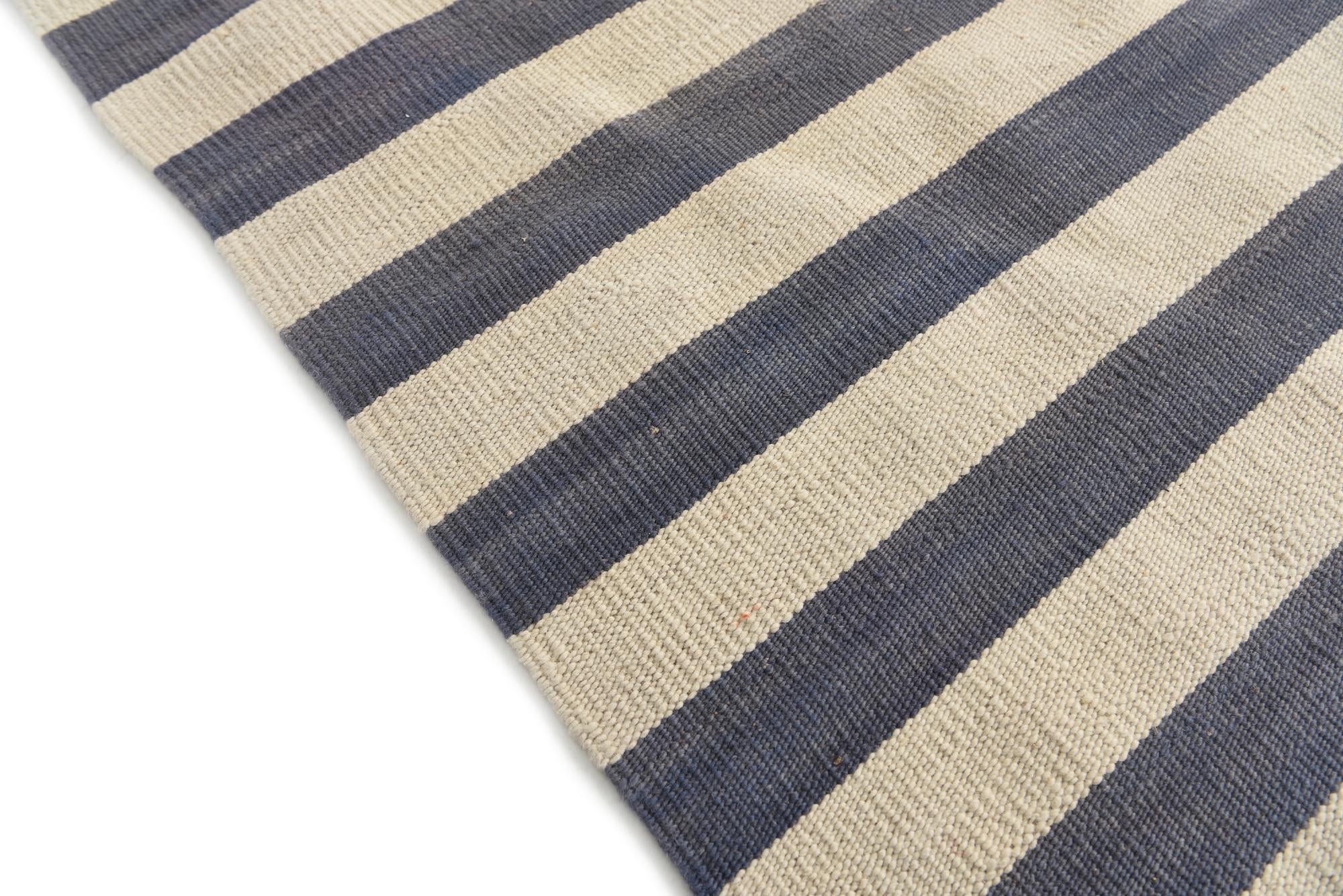 8' 3 x 9' 8 Hand Woven Kilim Modern Wool Rug