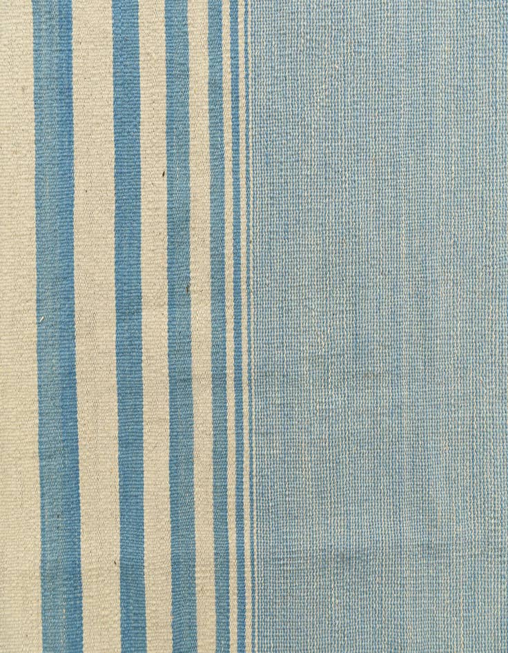 Detail image of 6' 8 x 9' 9  Hand Woven Kilim Modern Wool Rug