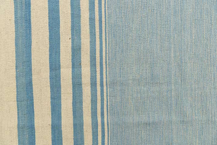 6' 8 x 9' 9 Hand Woven Kilim Modern Wool Rug