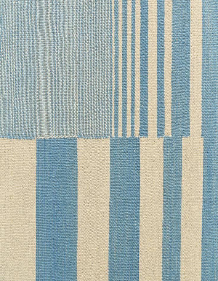 Detail image of 6' 8 x 9' 9  Hand Woven Kilim Modern Wool Rug