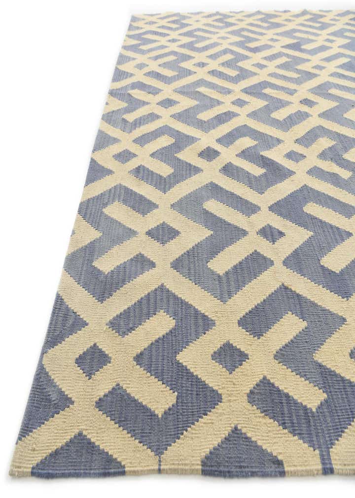 7' 2 x 9' 5 Hand Woven Kilim Modern Wool Rug