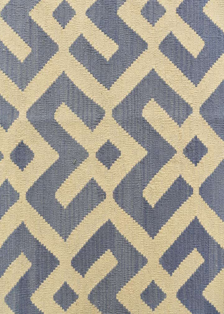 7' 2 x 9' 5 Hand Woven Kilim Modern Wool Rug