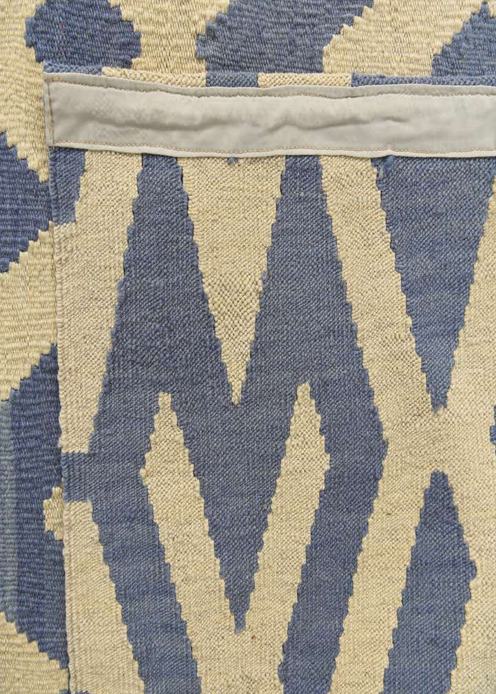 7' 2 x 9' 5 Hand Woven Kilim Modern Wool Rug