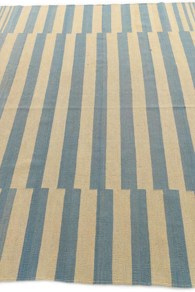 6' 7 x 9' 8 Hand Woven Kilim Modern Wool Rug