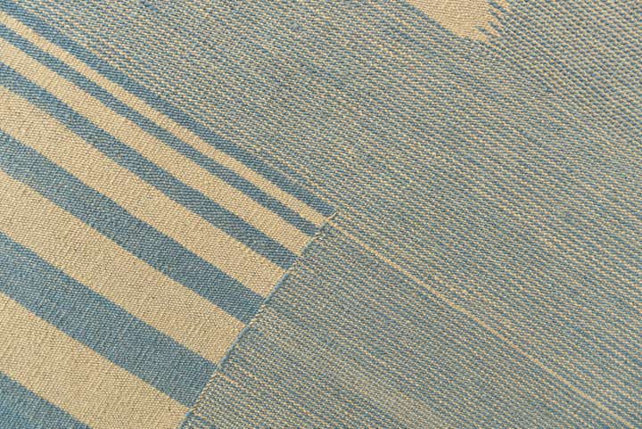 6' 7 x 9' 8 Hand Woven Kilim Modern Wool Rug