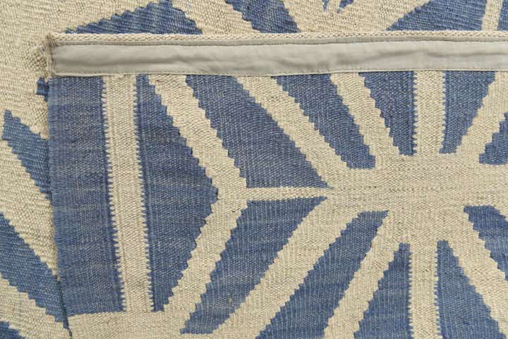 7' 3 x 9' 6 Hand Woven Kilim Modern Wool Rug