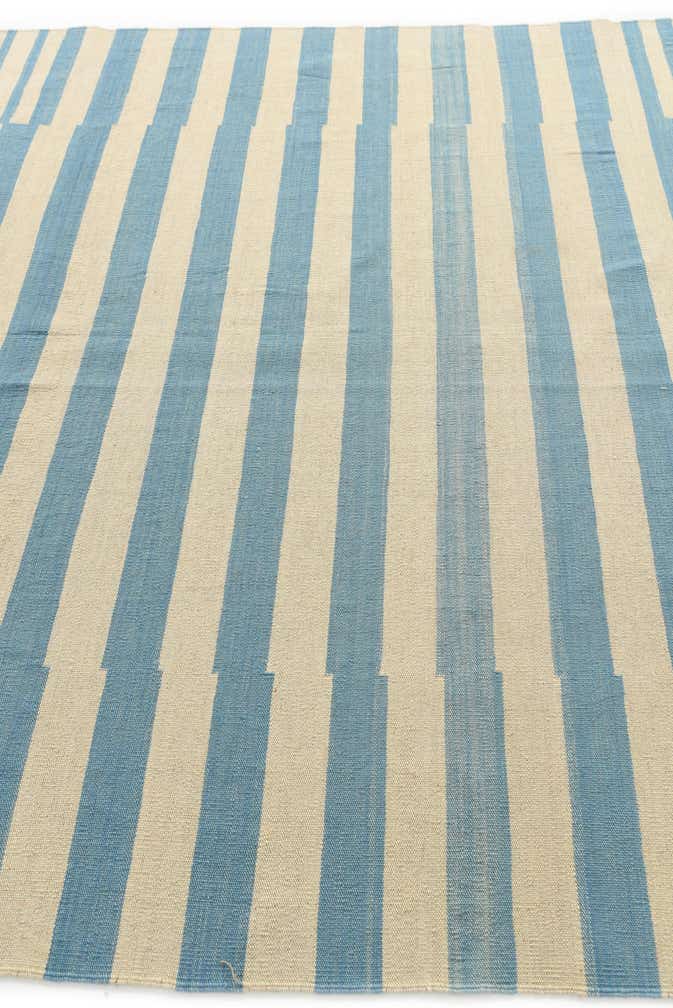 6' 7 x 9' 8 Hand Woven Kilim Modern Wool Rug