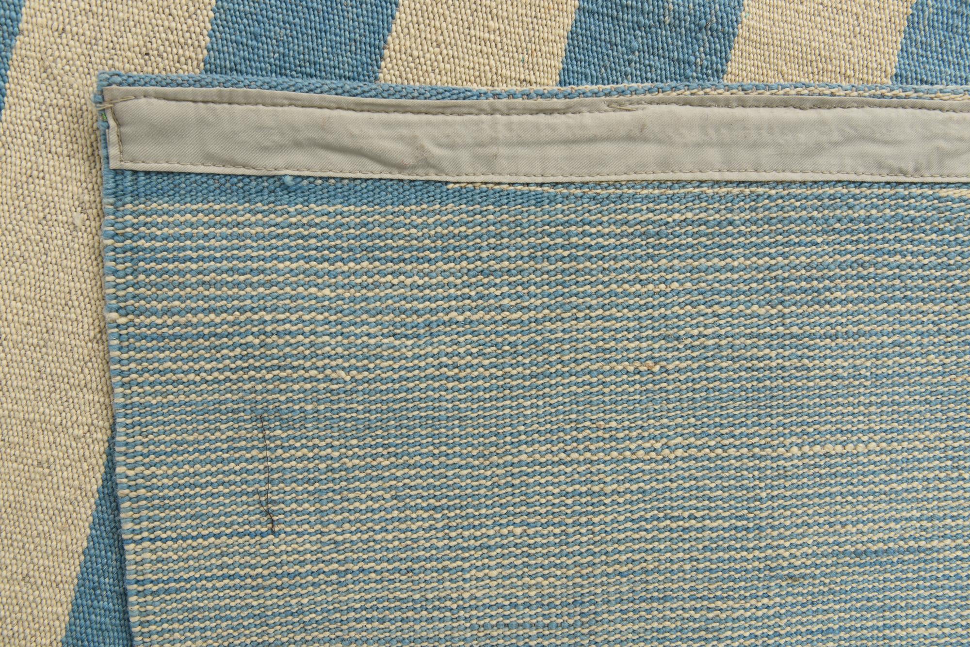 6' 7 x 9' 8 Hand Woven Kilim Modern Wool Rug