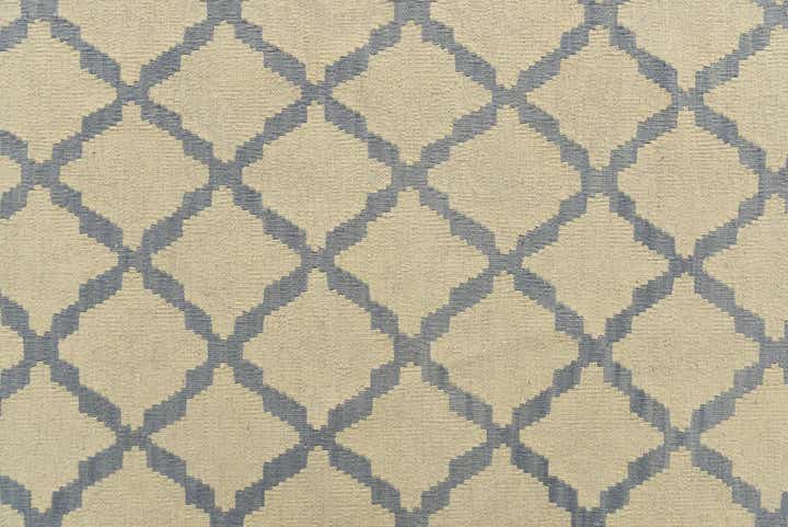 6' 10 x 9' 3 Hand Woven Kilim Modern Wool Rug