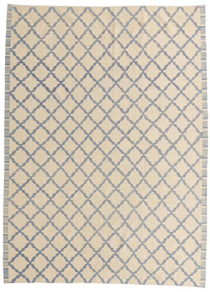 6' 10 x 9' 3 Hand Woven Kilim Modern Wool Rug