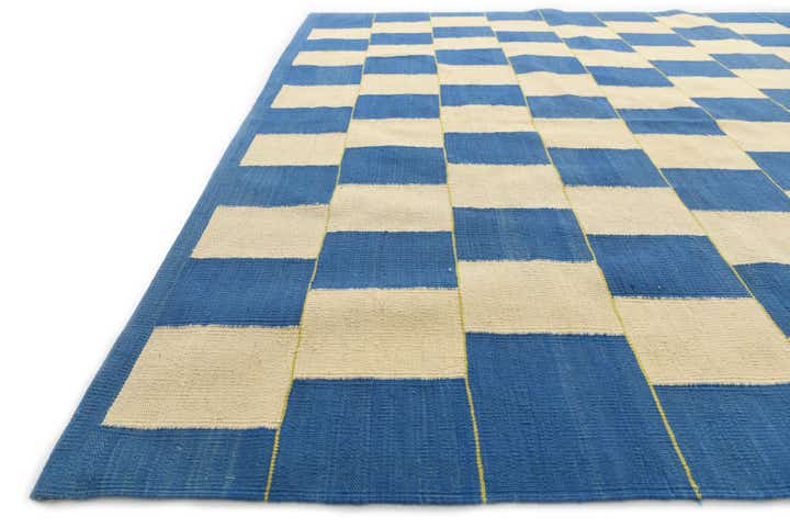 6' 10 x 9' 6 Hand Woven Kilim Modern Wool Rug