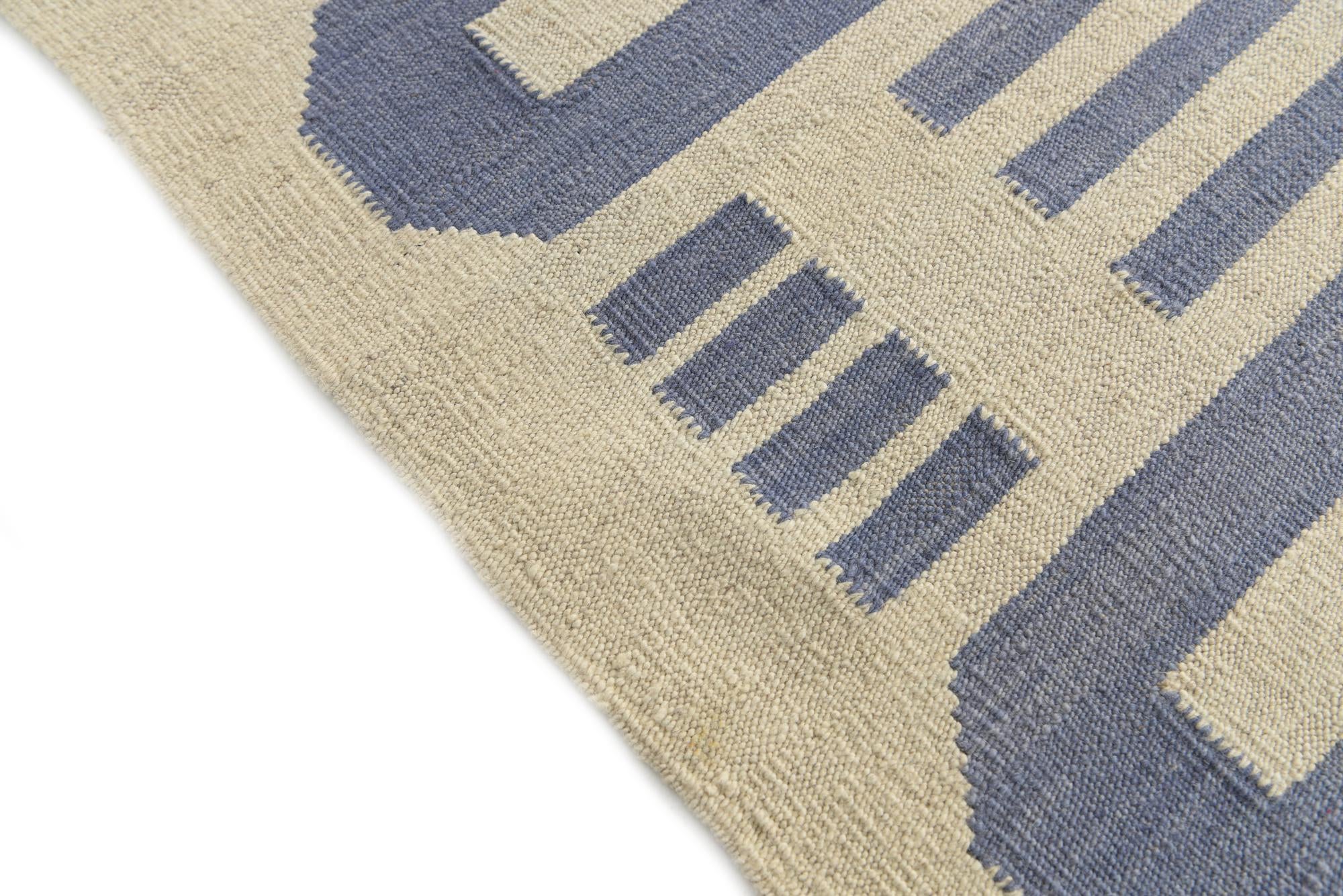 6' 7 x 9' 8 Hand Woven Kilim Modern Wool Rug