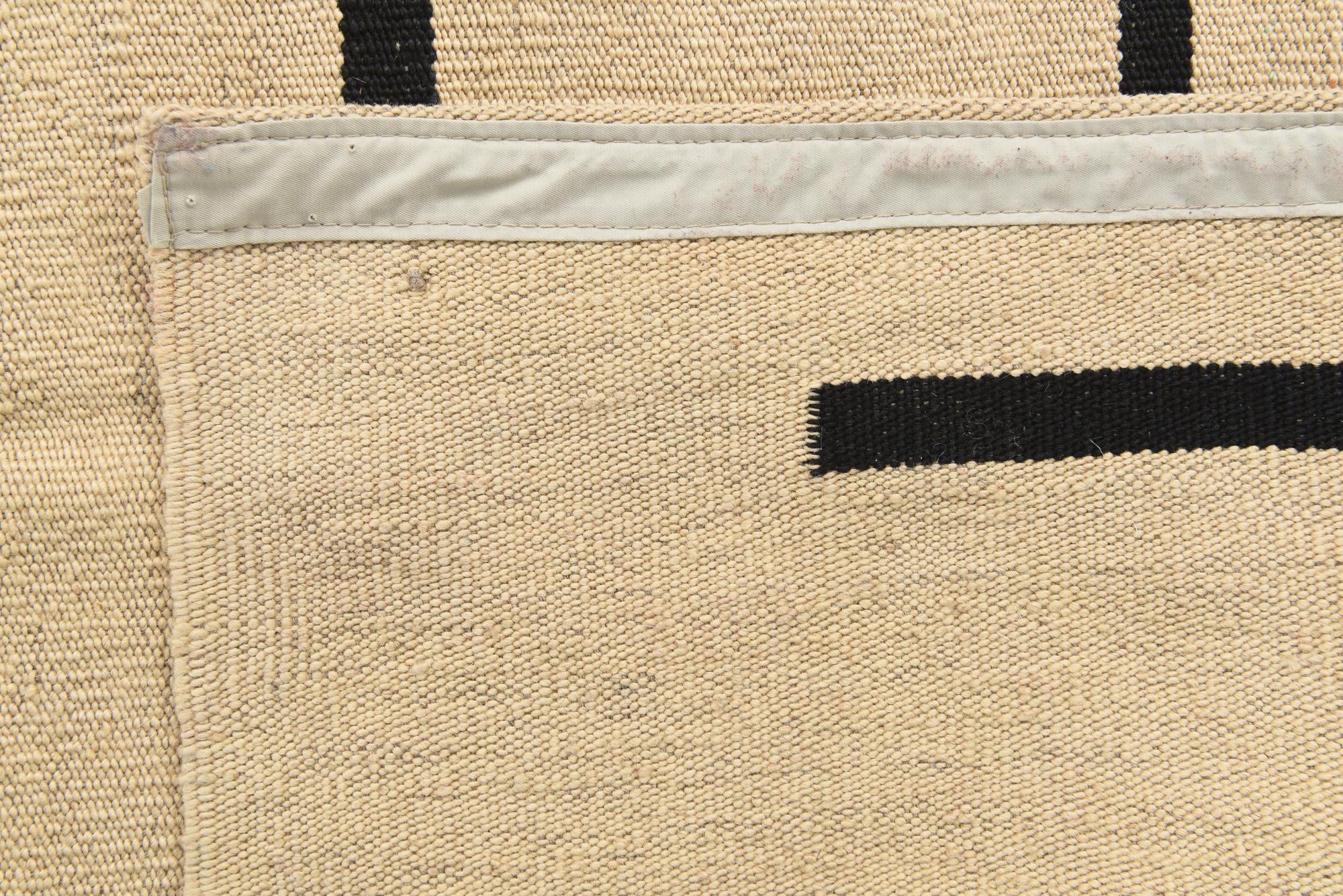 3' 5 x 5' Hand Woven Kilim Modern Wool Rug