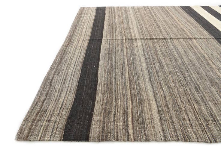 Detail image of 5' 1 x 6' 5 Hand Woven Kilim Modern Wool Rug