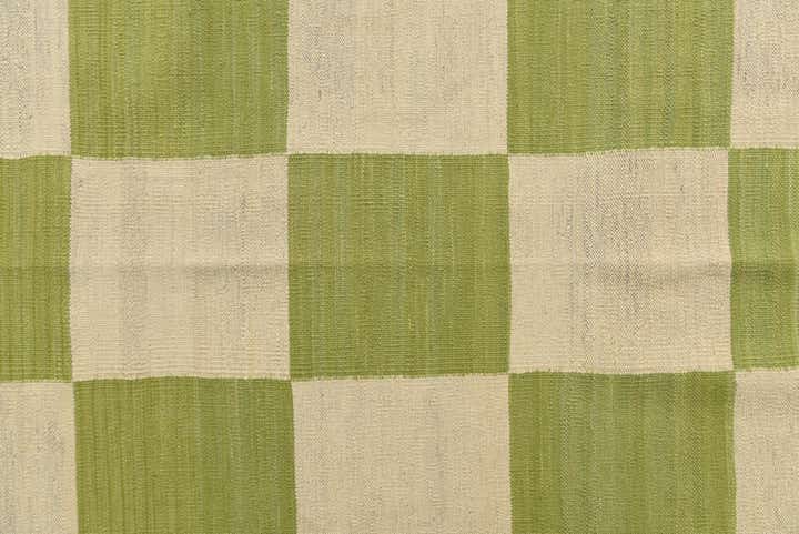 4' 3 x 5' 8 Hand Woven Kilim Modern Wool Rug