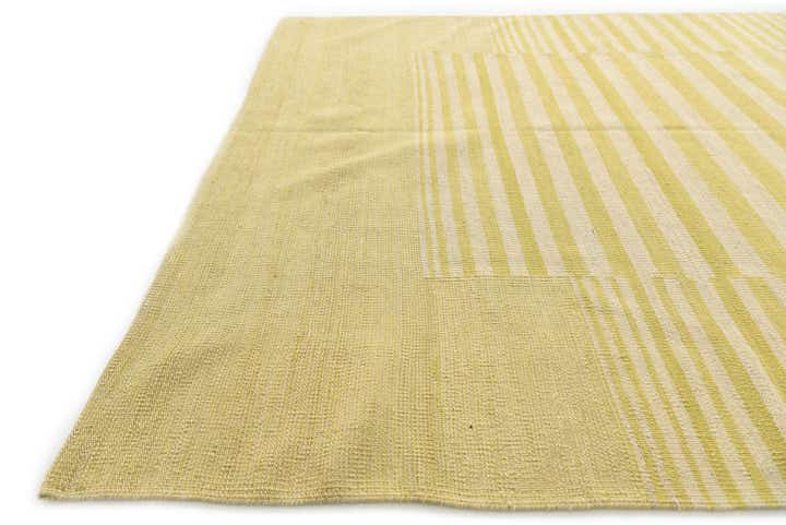 5' 1 x 6' 5 Hand Woven Kilim Modern Wool Rug