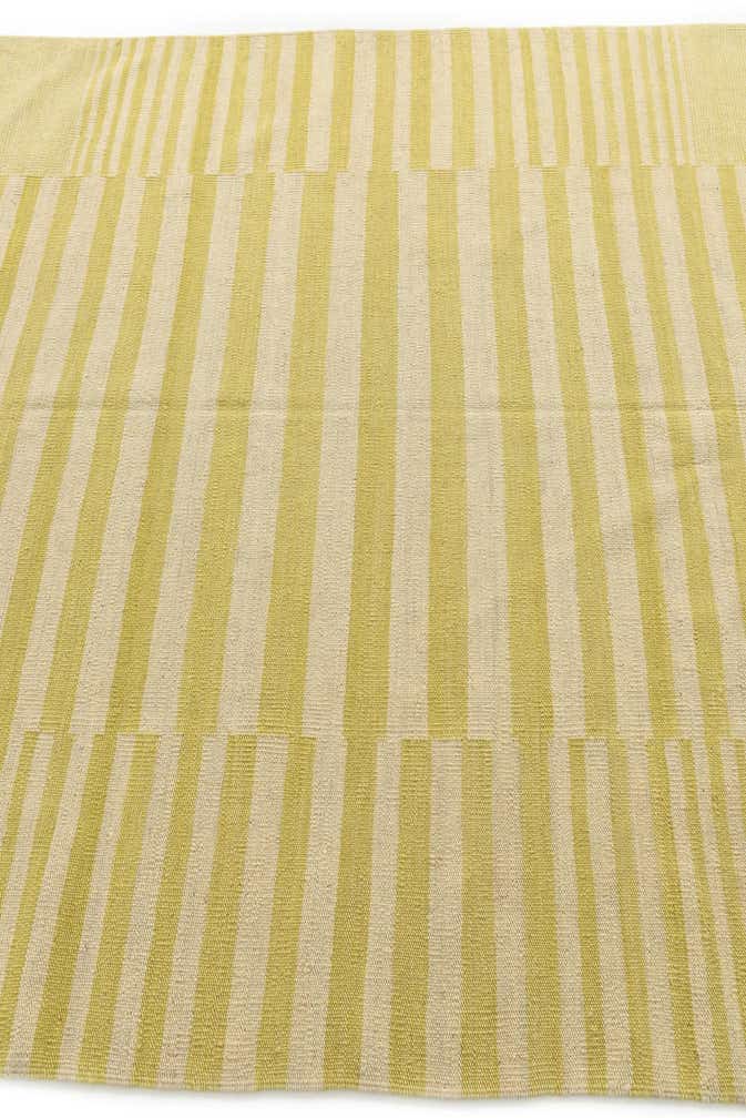 5' 1 x 6' 5 Hand Woven Kilim Modern Wool Rug