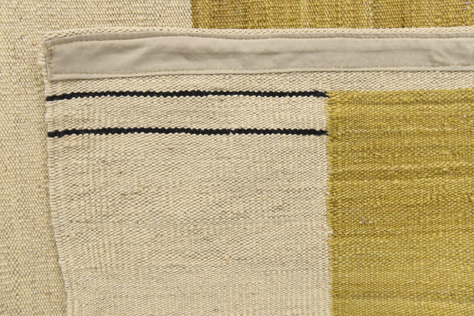 5' 3 x 6' 5 Hand Woven Kilim Modern Wool Rug