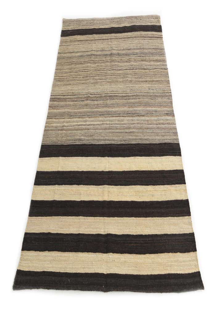4' 1 x 5' 9 Hand Woven Kilim Modern Wool Rug