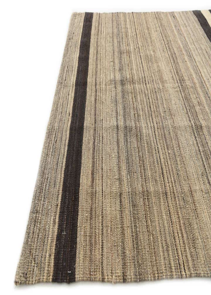 4' 1 x 5' 9 Hand Woven Kilim Modern Wool Rug