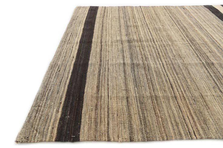 Detail image of 4' 1 x 5' 9 Hand Woven Kilim Modern Wool Rug