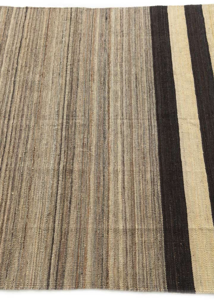 4' 1 x 5' 9 Hand Woven Kilim Modern Wool Rug